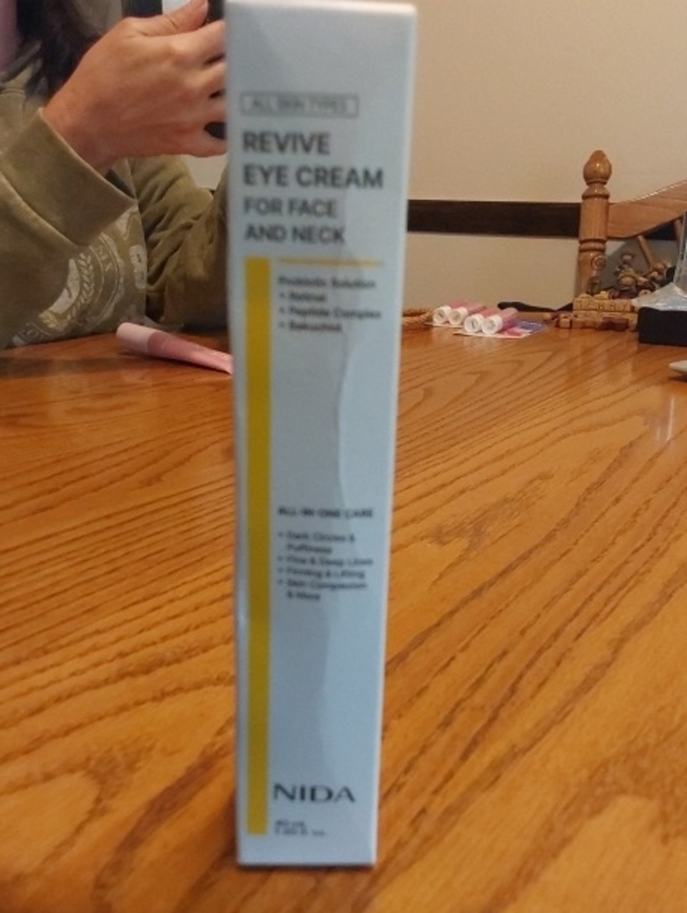 Revive Eye Cream for Face and Neck — White with Yellow Accent